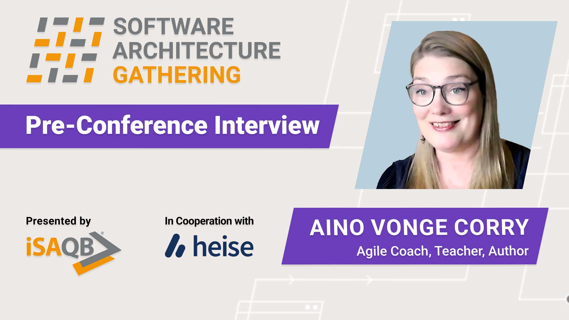 Pre-Interview Aino Vonge Corry